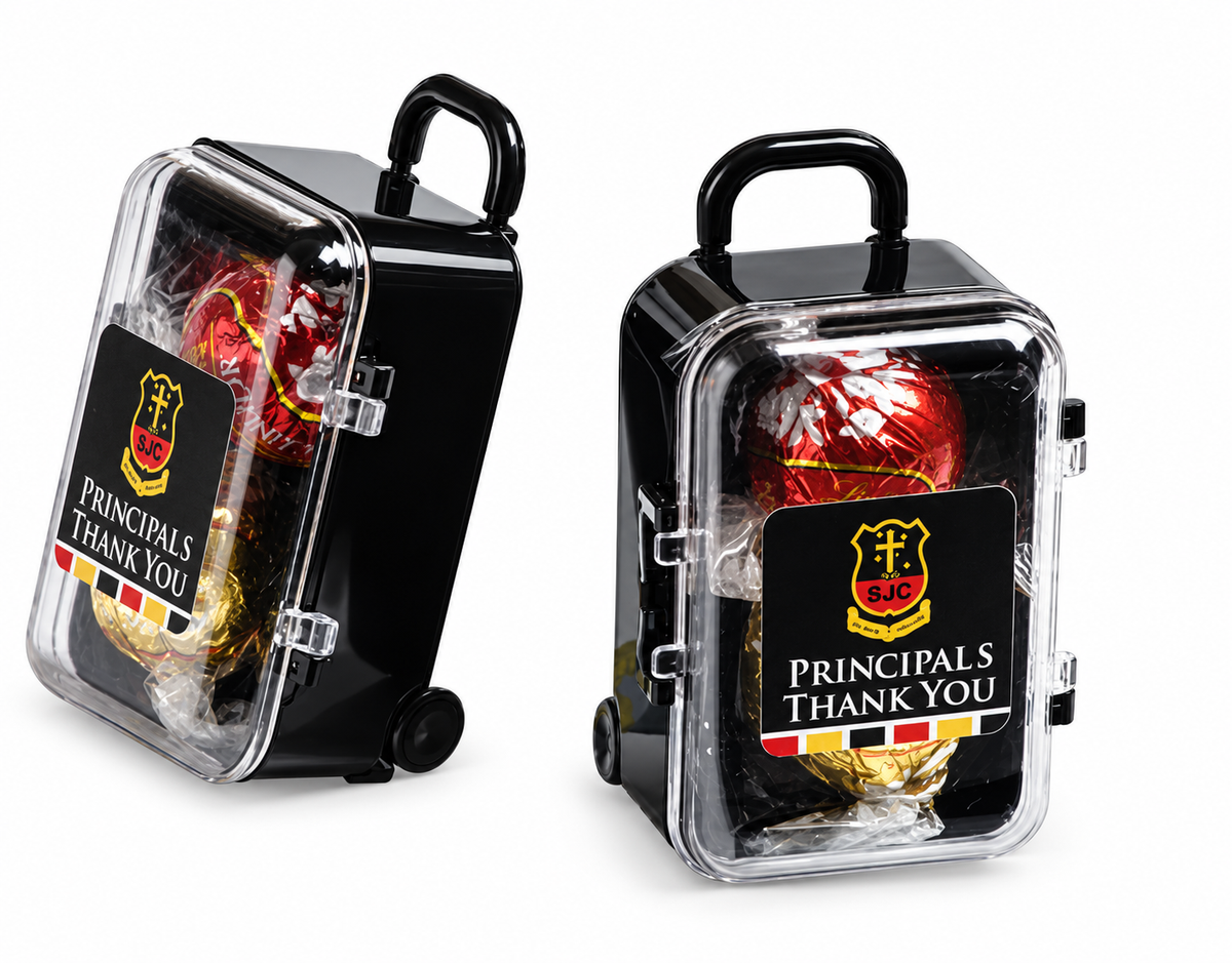 Carry-on Case with 2x Lindt Balls