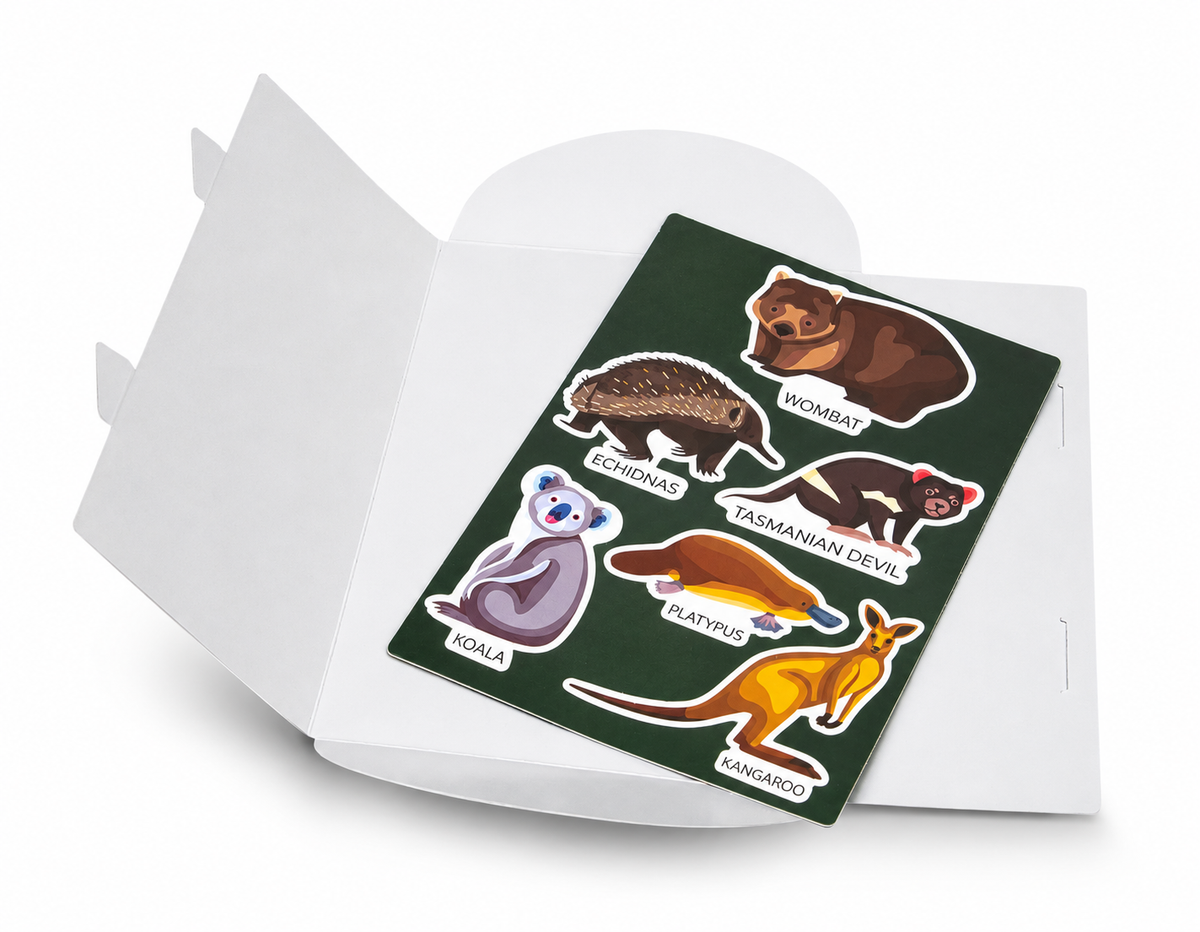 Custom Die Cut Magnet set