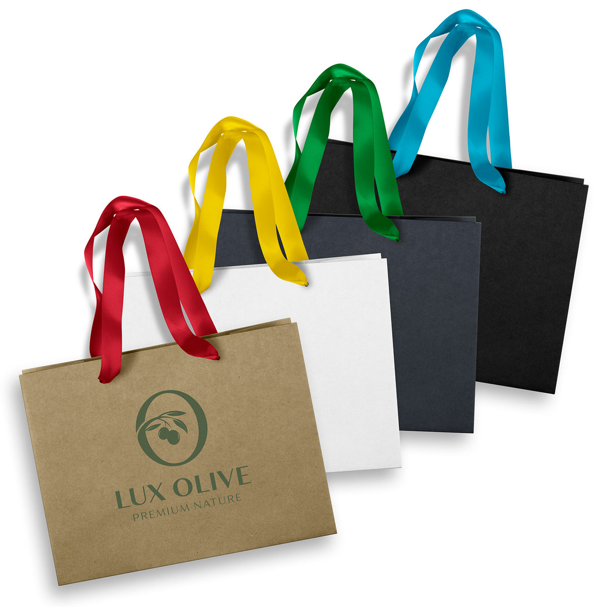 Ribbon Handle Paper Bag