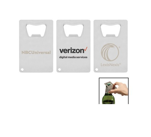 Credit Card Polished Bottle Opener