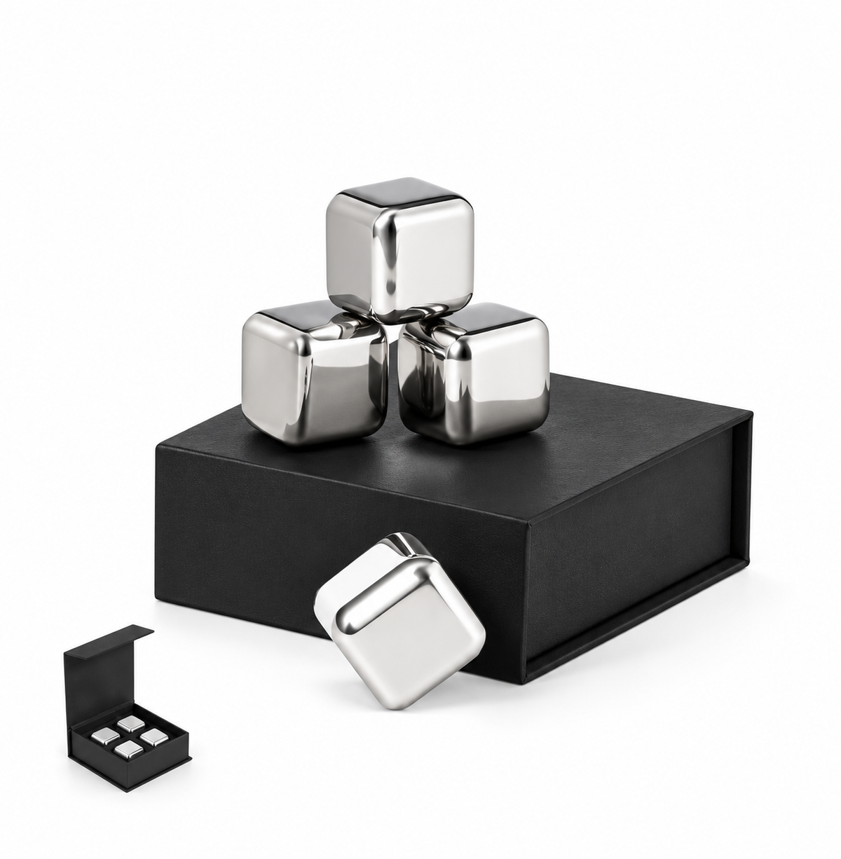 Stainless Steel Ice Cube Set