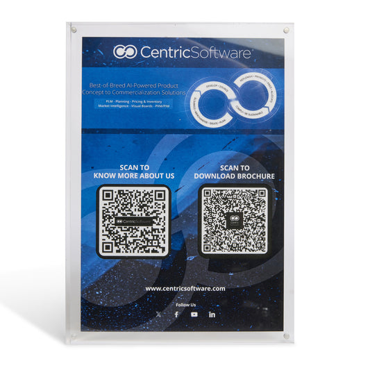 Portrait Display Sign